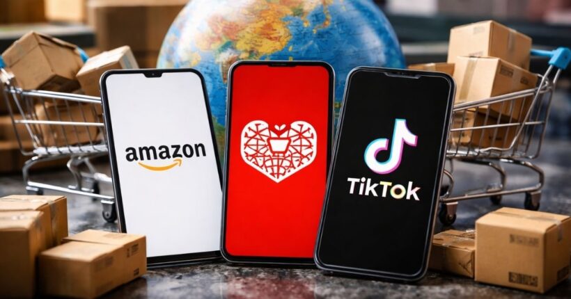Amazon, Pinduoduo ja TikTok juhivad 2025. aasta GMV edetabelit